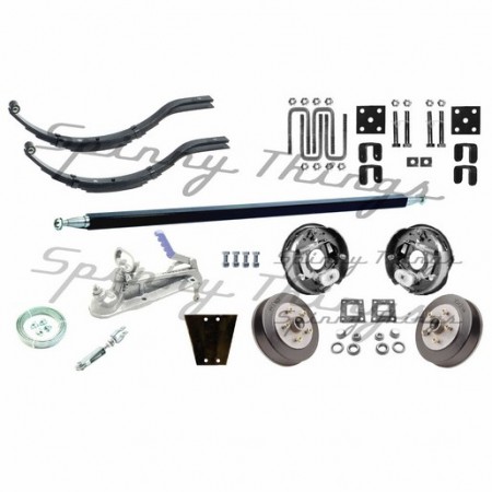 DIY Single Axle Trailer Kit ELECTRIC BRAKES - *1500kg*
