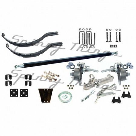 DIY Single Axle Trailer Kit MECH DISC BRAKES - *1500kg*