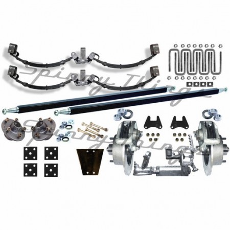 DIY Rocker Roller Trailer Kit HYD DISC BRAKES - *2000kg*