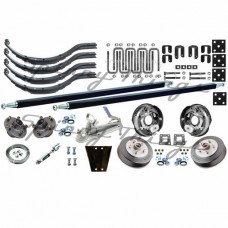 DIY Slipper Spring Trailer Kit ELECTRIC DRUM BRAKES - *2000kg*