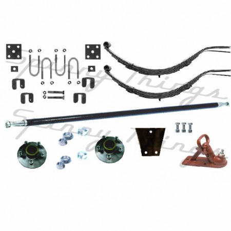 DIY Single Axle Trailer Kit - *750kg*