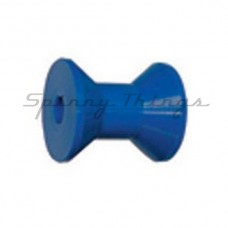 3" Poly Bow Roller - Blue 3" Poly Bow Roller - Blue