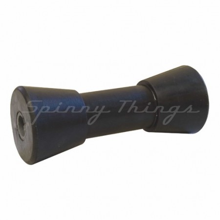 6" Sydney Rubber Roller - Black