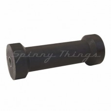 8" Keel Rubber Roller - Black
