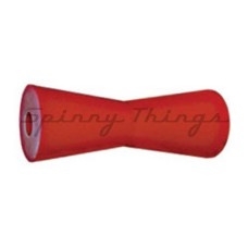 8" Concave Roller Poly Soft - Red