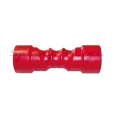 8" Self-centring Roller Poly Soft - Red