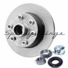 LANDCRUISER 6 stud pattern / FORD bearings - DISC GALVANISED