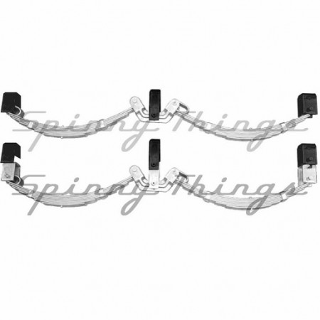 Galvanised - 6-Leaf Rocker Roller Spring Assembly