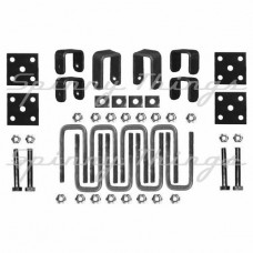 39mm Round - Tandem Spring U-Bolt & Hanger Kit