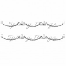 5-Leaf TRI-AXLE Rocker Roller Spring Assembly