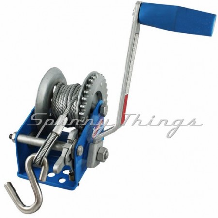 Boat Winch 3:1 ratio - 275kg capacity - Cable with S-hook Boat Winch 3:1 ratio - 275kg capacity - Cable with S-hook