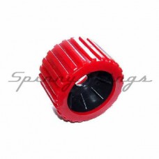 Ribbed Wobble Roller – Red – 22mm bore Ribbed Wobble Roller – Red – 22mm bore
