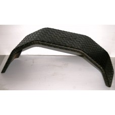 Mudguard 10" Wide Single - 4 Fold Checkerplate Mudguard 10" Wide Single - 4 Fold Checkerplate